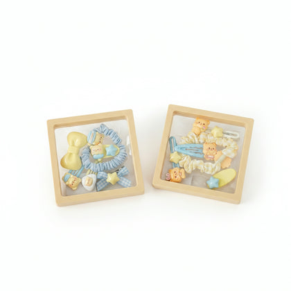 Cream Bear Series Hair Accessories Set/Mixed