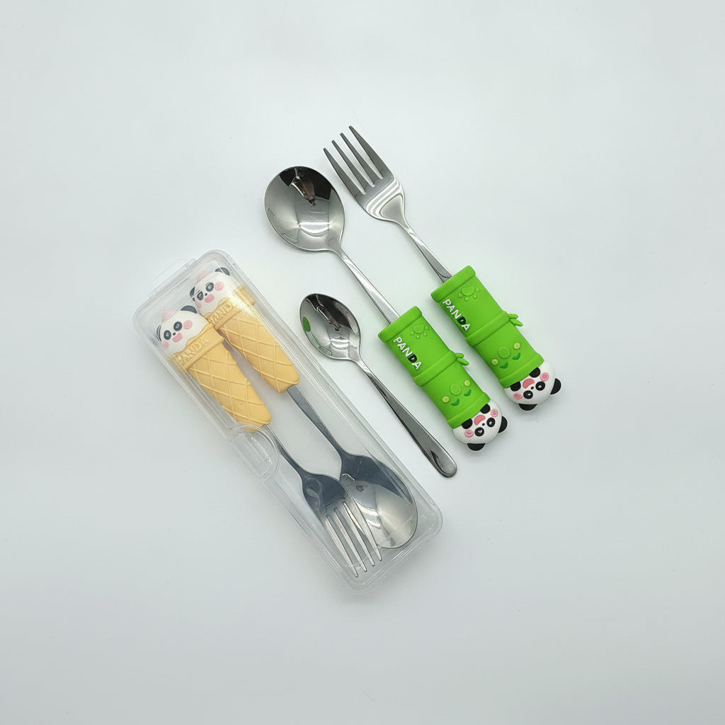 Panda Portable Cutlery Tableware Bowl Set/Mixed