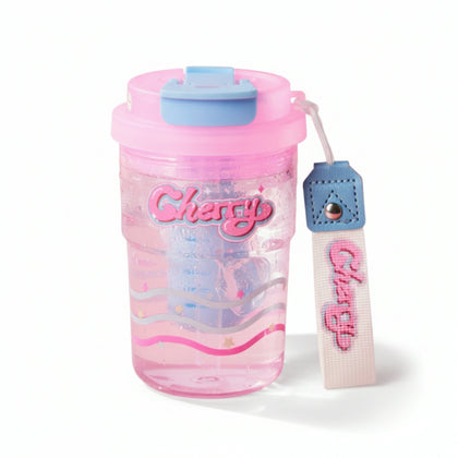 Crystal Jelly Theme Double-Use Tumbler/Pink 450Ml