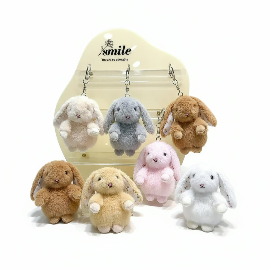 European-Style Country Floral Drooping Rabbit Figurine Pendant/Mixed