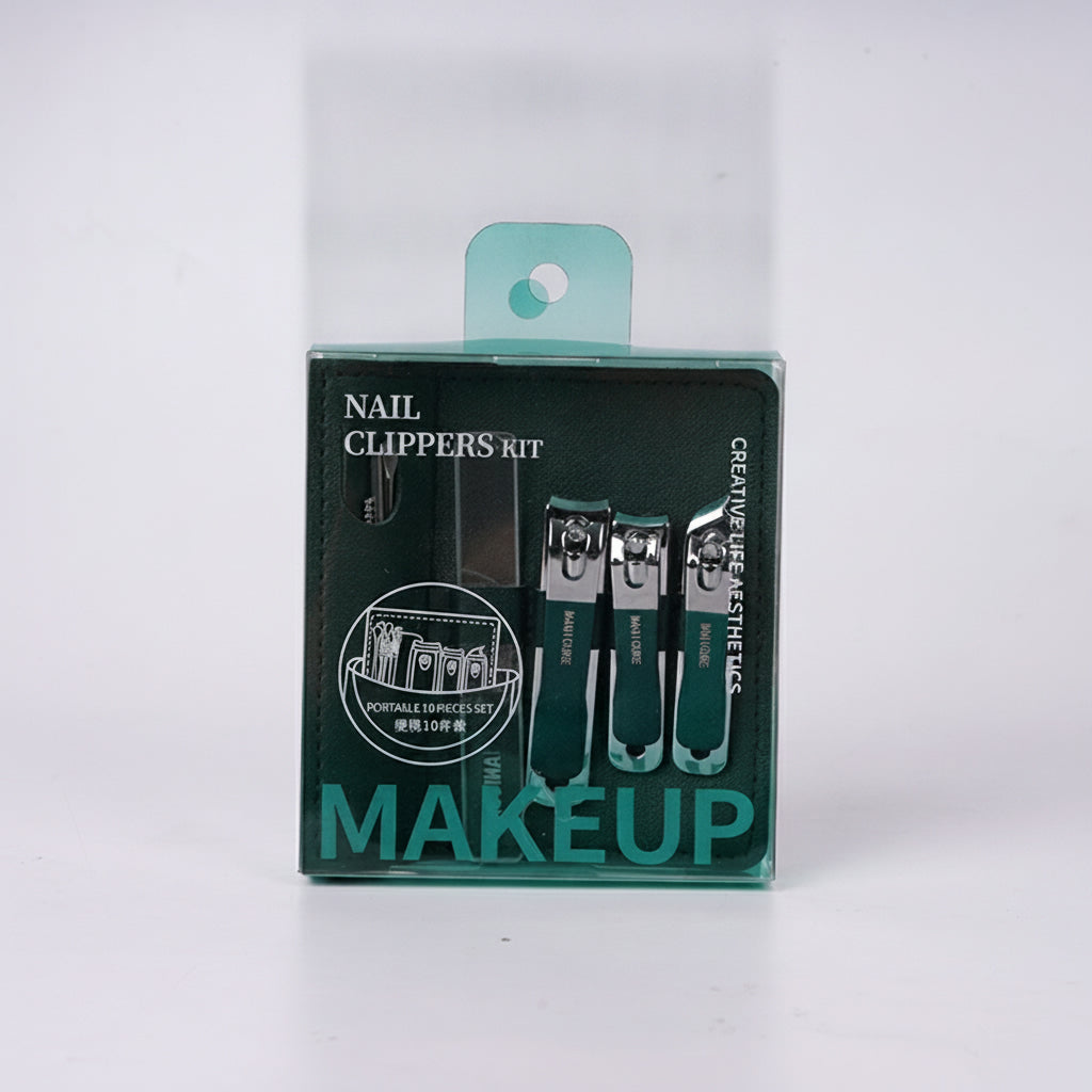 Crystal Manicure Set 10-Piece Set/Green
