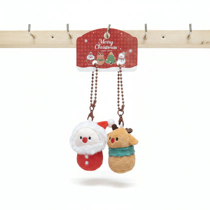 Christmas Matching Ornaments/Santa And Reindeer