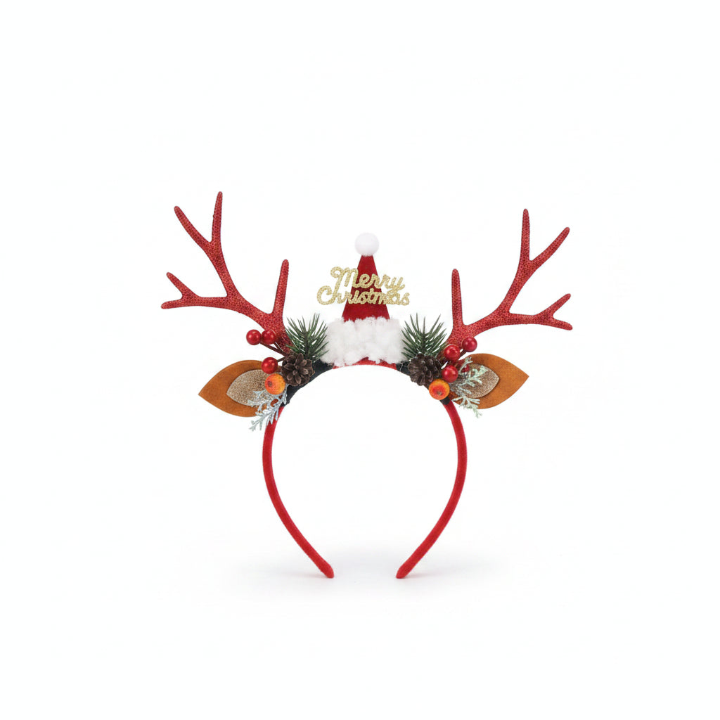 Christmas Hat Ear Headband/Mixed