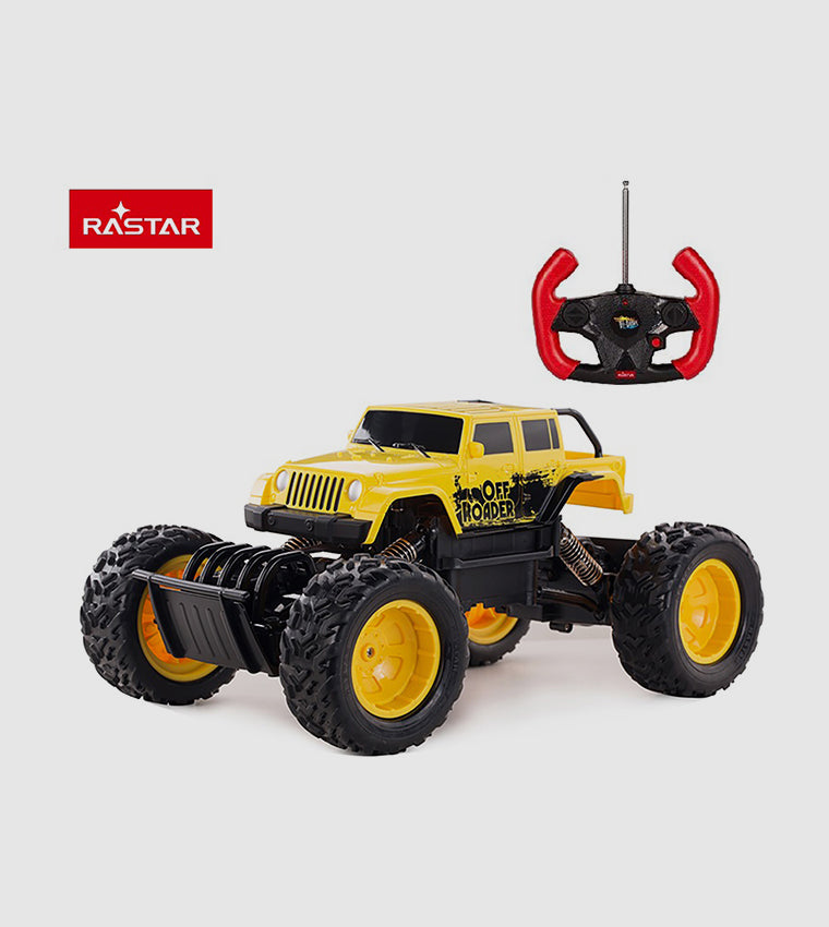 Rc Off-Roader 1:18 Scale Remote Control Car Model Radio Controlled Yellow
