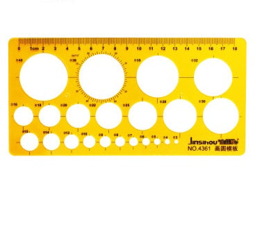 Drawing Template Circles 4361