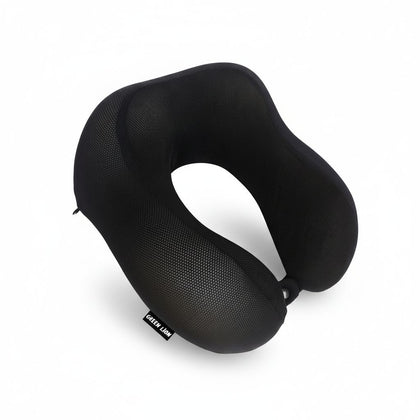 Memory Foam Neck Pillow Black