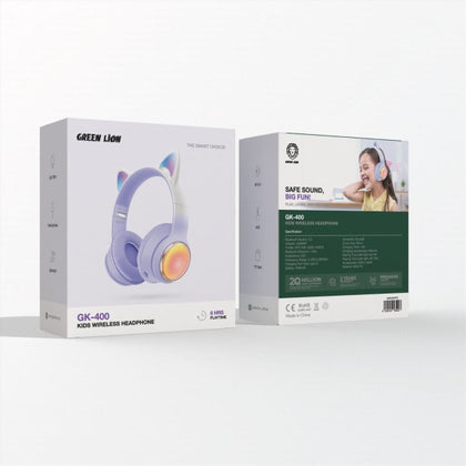 GL-400 Kids Wireless Head Phone - Purple