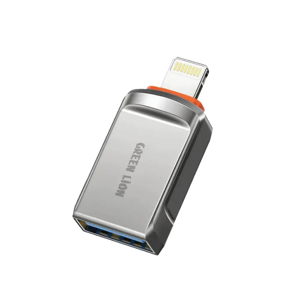 OTG Adapter USB-A To Lightning - Gray