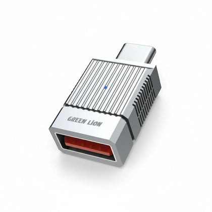 2 IN 1 OTG ADAPTER USB-A TO USB-C - GRAY