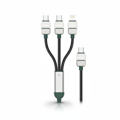 Electroplated Braided Cable Usb-A To Lightning Black