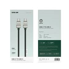Electroplated Braided Cable Usb-C To Usb-C Black