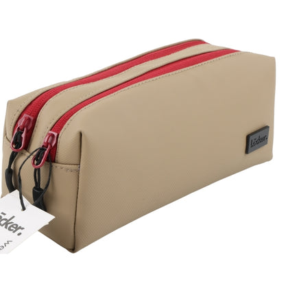 Locker Classic Beige & Red Pencil Case