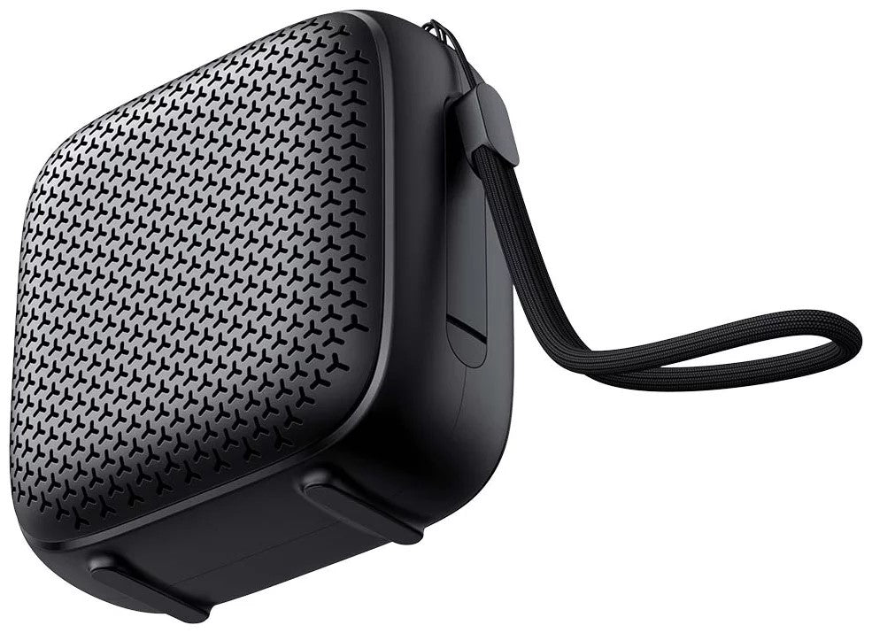 Portable Wireless Speaker With Built In Microphone Black