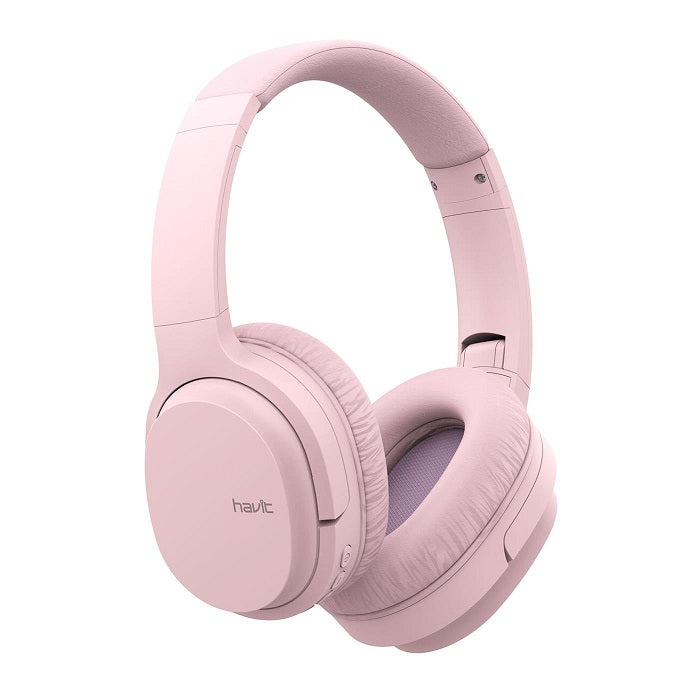 Foldable Wireless Headphone Bt Pink