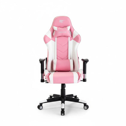 Gaming Chair Ergonomic & White/Pink