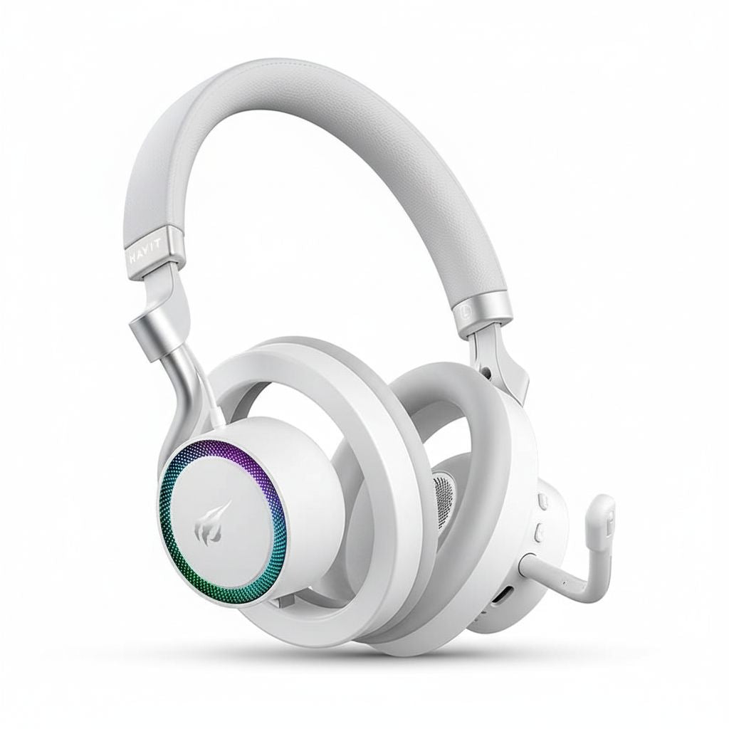 Bluetooth Headphones 20H Playtime White/Gray