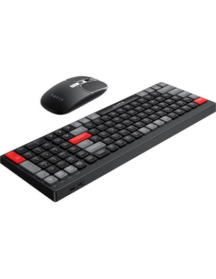 Gaming Wireless Keyboard + Mouse White