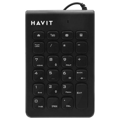 Gaming Wired Keyboard Numeric Pad Black