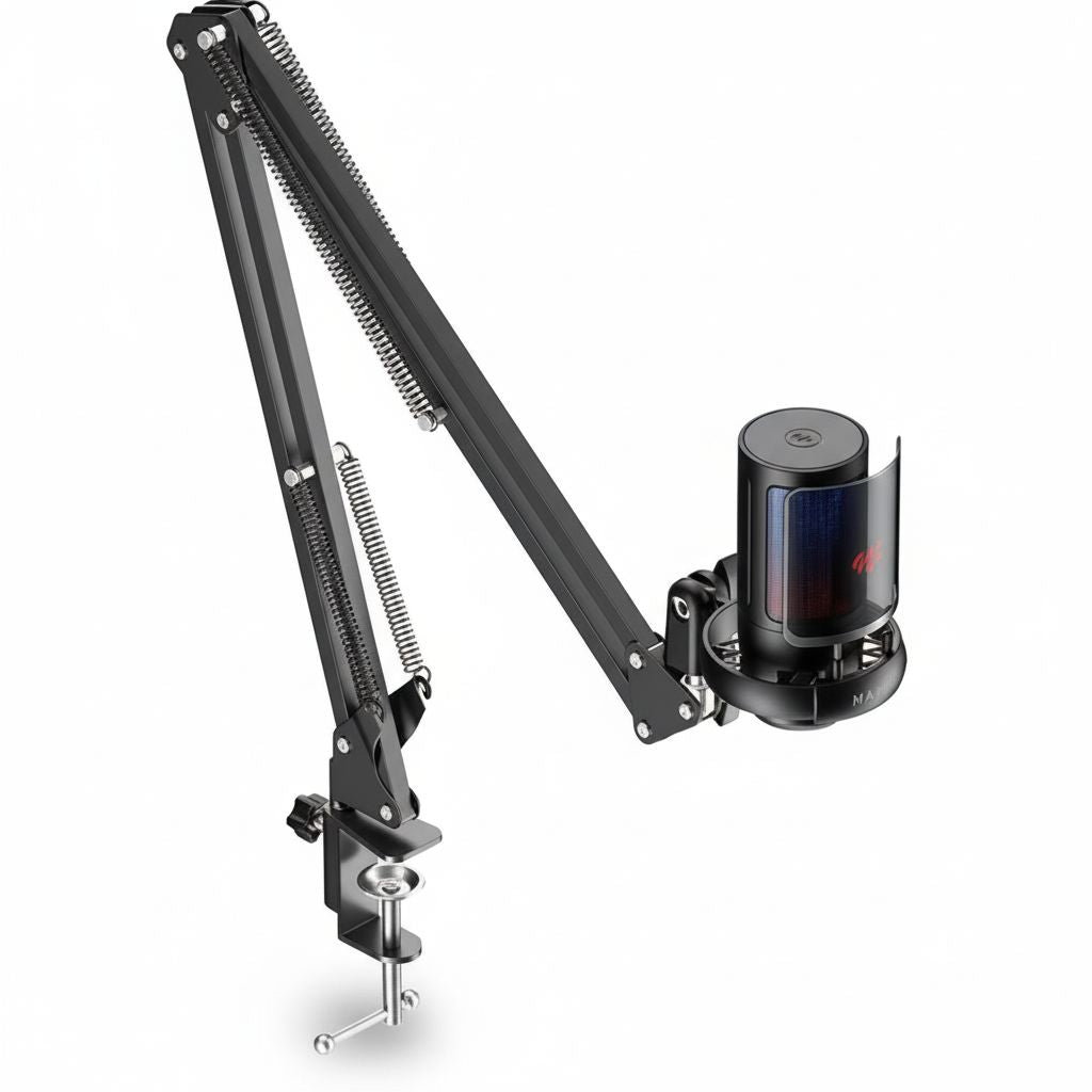 Live Streaming Microphone Black