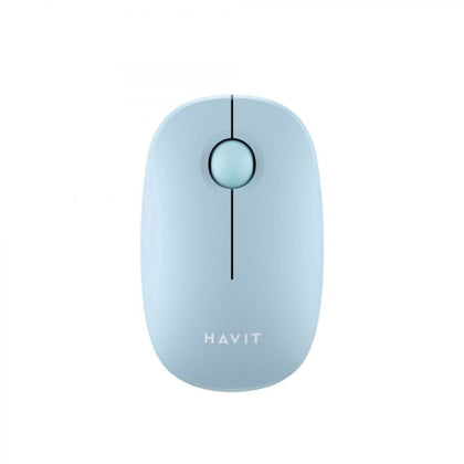 Comfortable And Suitable Hand Feeling Wireless mouse Light Blue