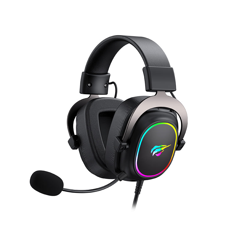 Gaming Wired Headphone With Microphone Black