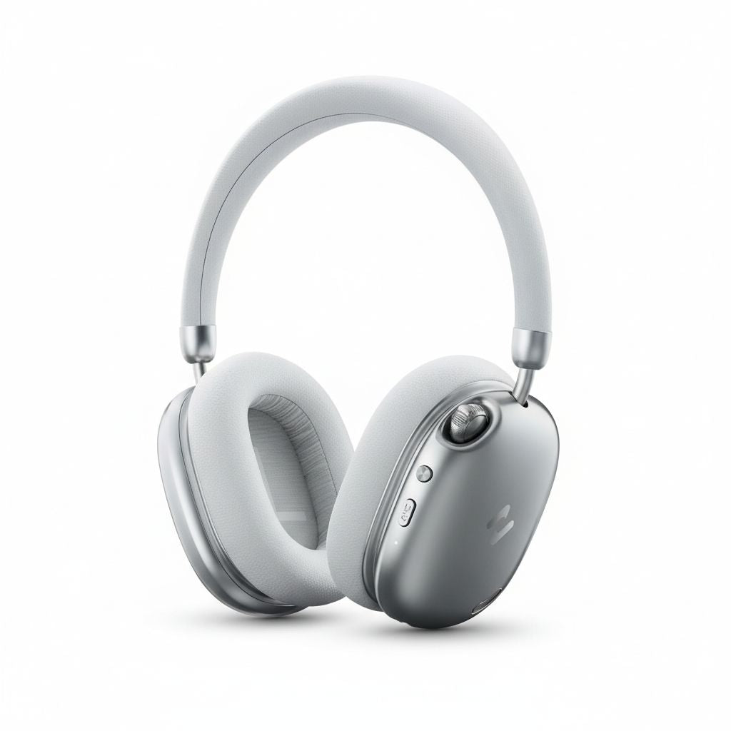 Bluetooth Headphones ANC Silver