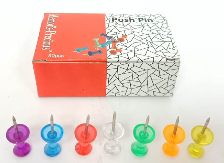 Push Pin Colors 50 Pcs