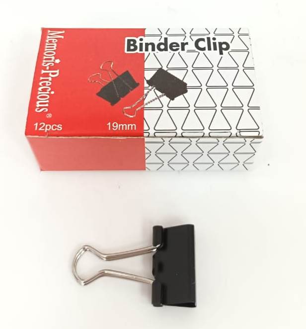 Binder Clip 19Mm 12Pc