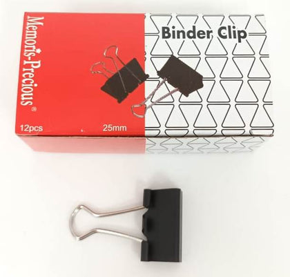 Binder Clip 25Mm 12Pc