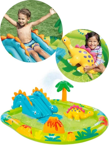 LITTLE DINO PLAY CENTER SWIMMING POOL 1.91X1.52X58CM