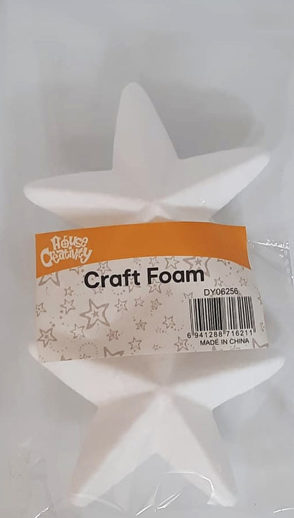Foam Star Shape White