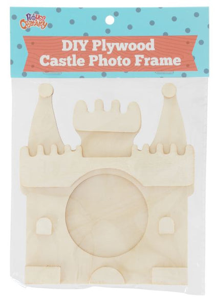 Color Your Own Wood Castle Photo Frame