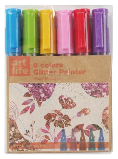 Set Of Acrylic Paint 6 Colors