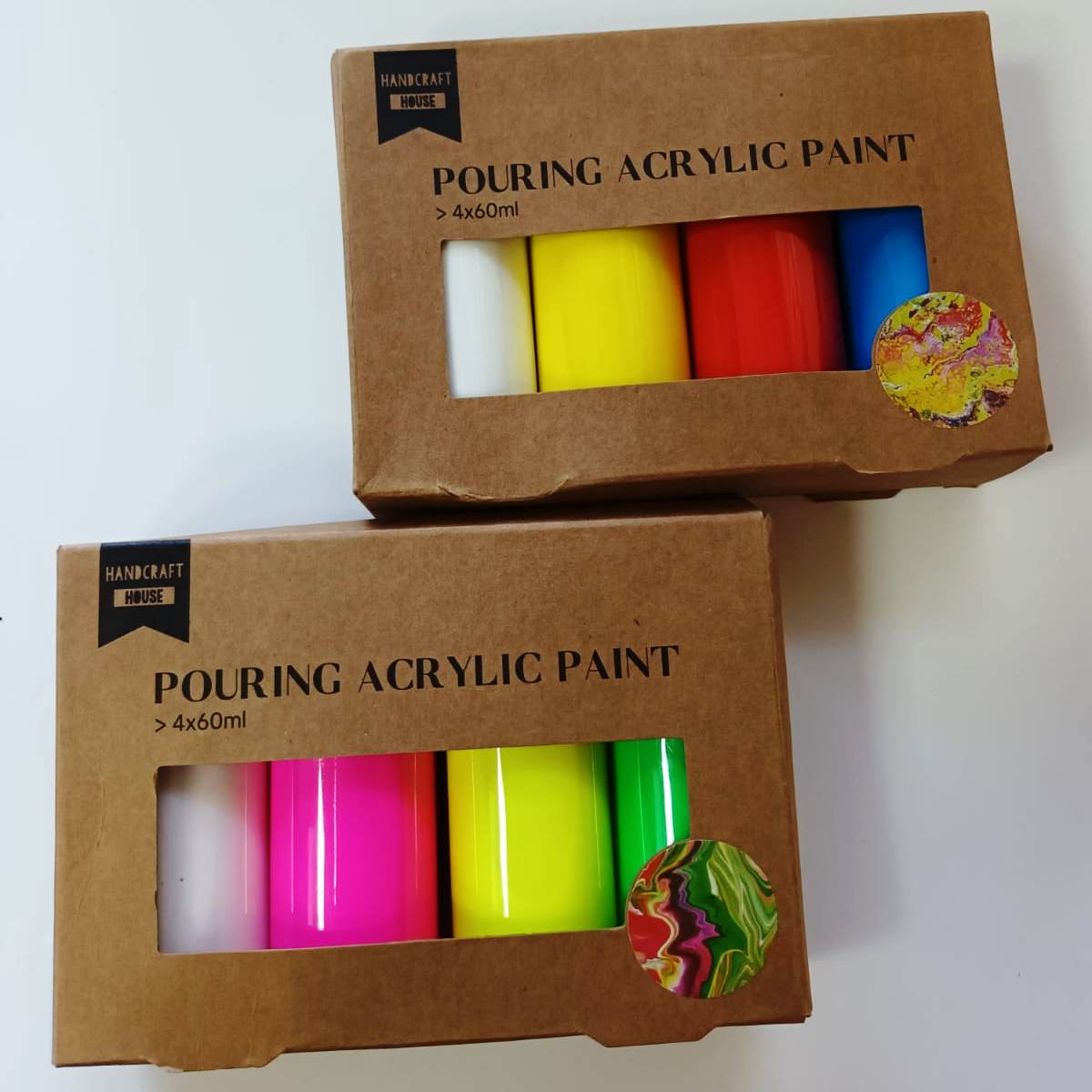 Pouring Acrylic Paint Assorted 4/Pk