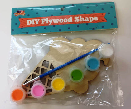 Diy Plywood  Ice Cream Shape