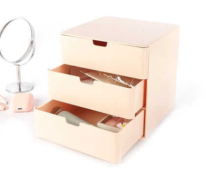 3-Layer Drawer Storage Box Assorted Colors