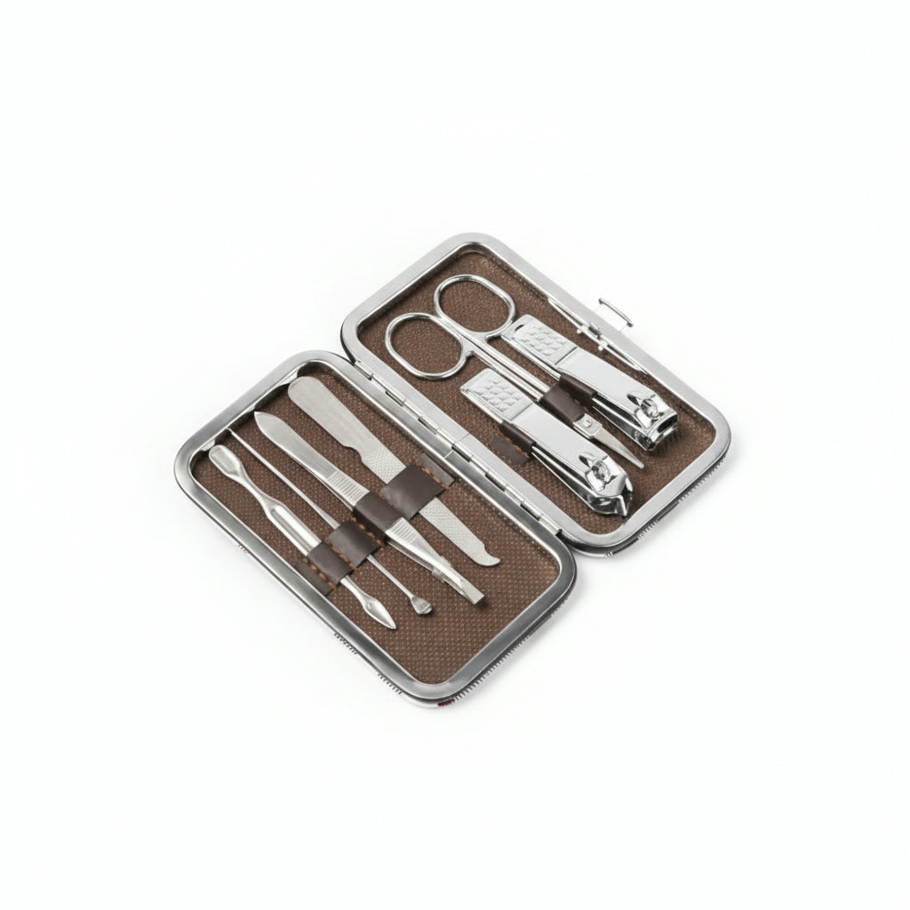 Classic Plaid Manicure 7Pcs/Set
