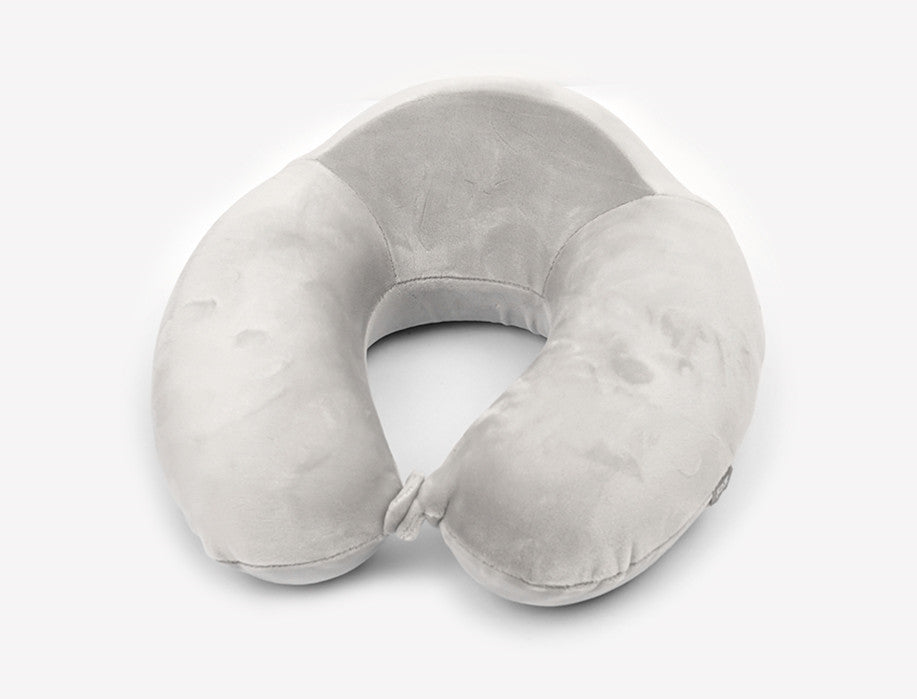 Memory Foam Neck Pillow Grey