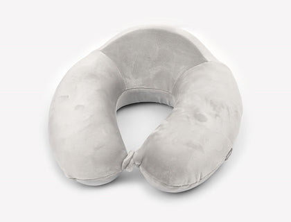 Memory Foam Neck Pillow Grey