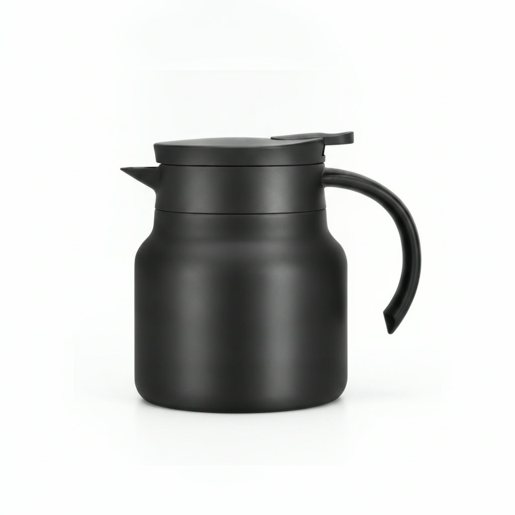 Simple Stainless Steel Thermos/Black 800Ml