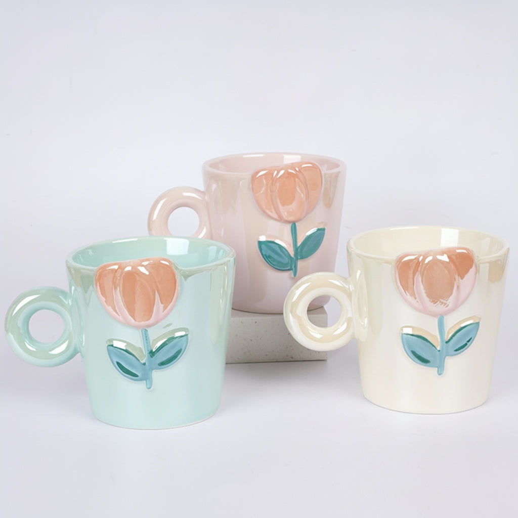 Fantasy Tulip Ceramic Mug\Mixed