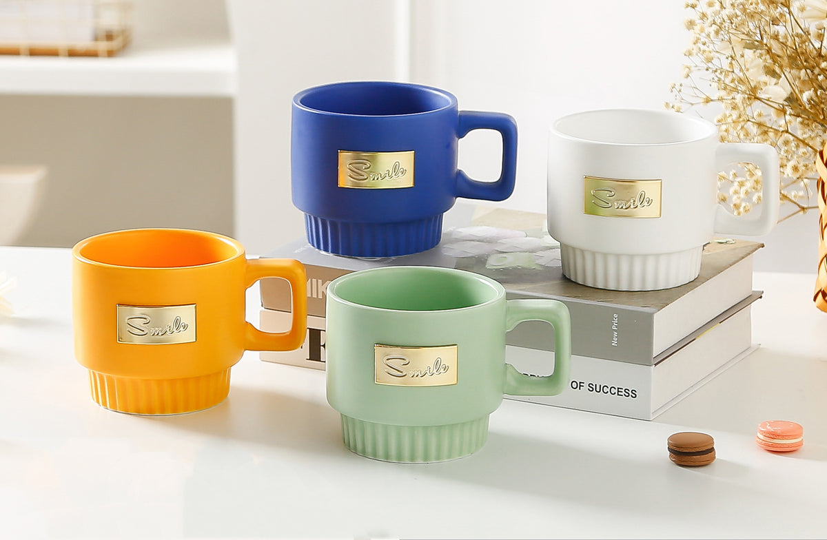 Ceramic Coffee Mug Bronze Assorted Colors