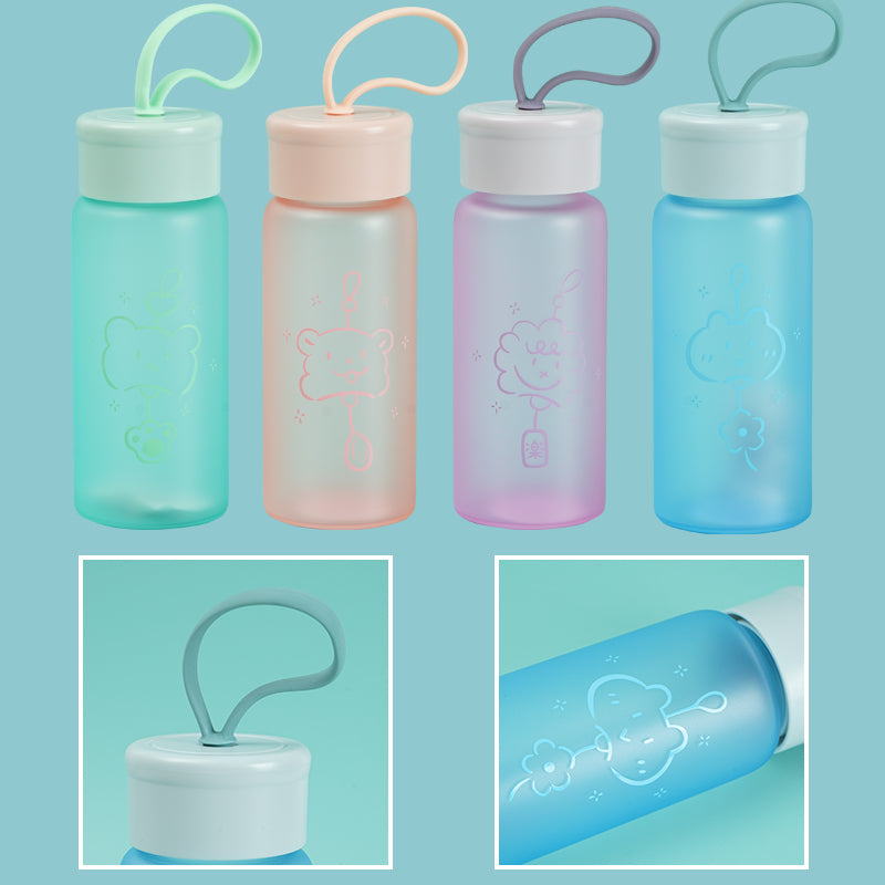 Simple Warm Sense Color Changing Glass Cup Mixed Clrs