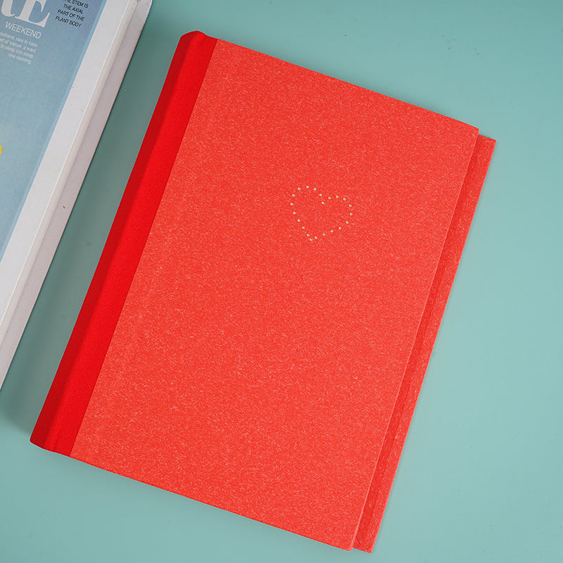Notebook Red Calendar With Index Rubber