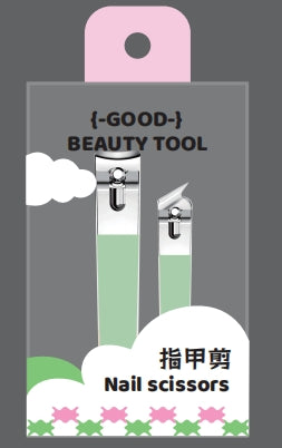 Nail Clipper Set 2 Pcs Light Green Box
