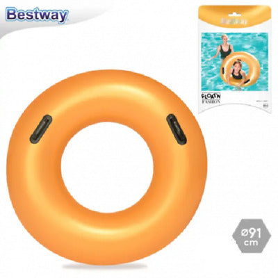 91Cm Gold Swim Ring