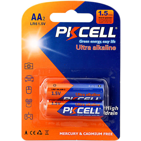 Battery Aa Ultra Alkaline Lr6 1.5V 2/Pk