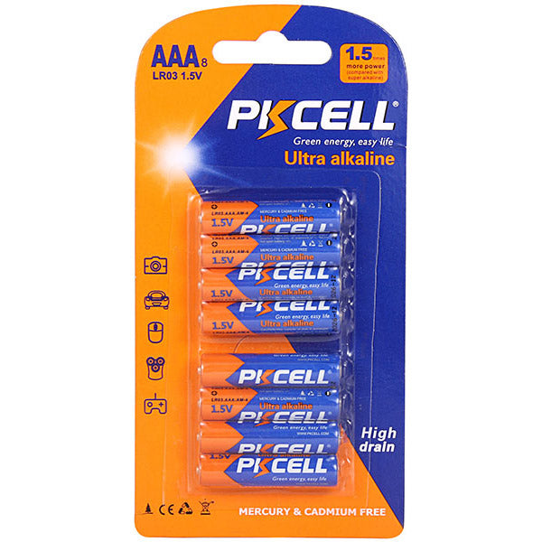 Battery Aaa Ultra Alkaline Lr03 1.5V 8/Pk