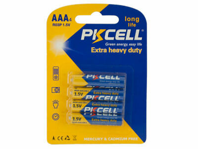 Battery Aaa Extra Heavy Duty R03P 1.5V 4/Pk
