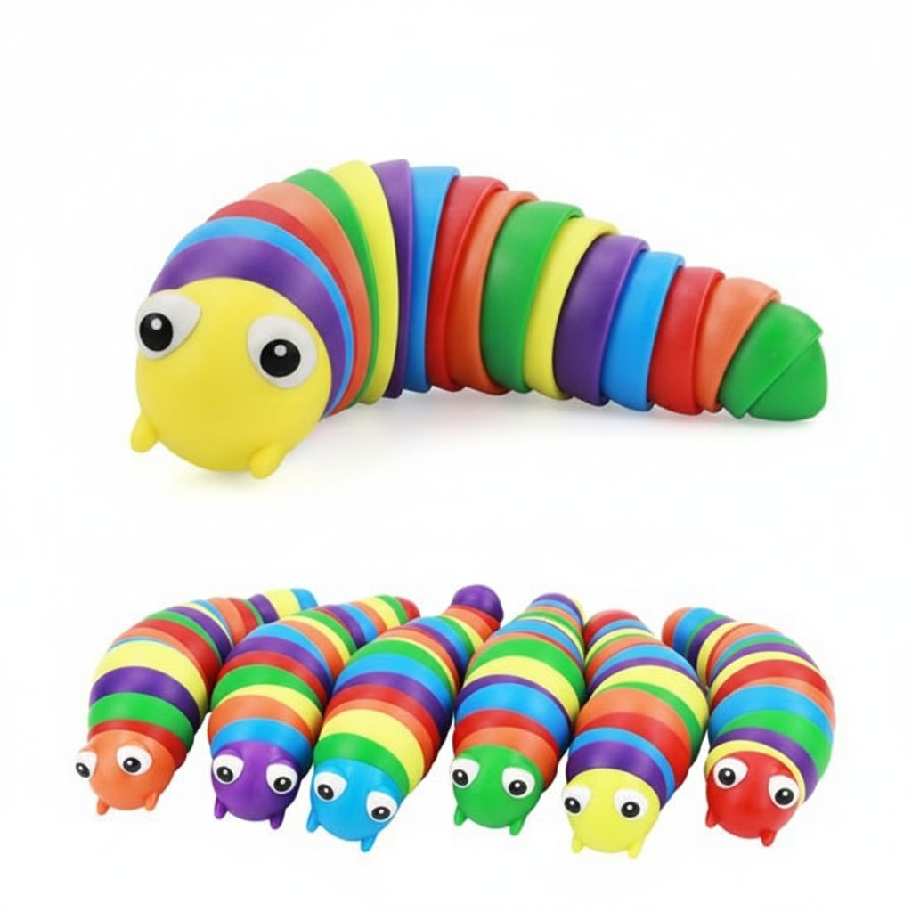 Finder Slug Snail Flexible Colored For Kids
